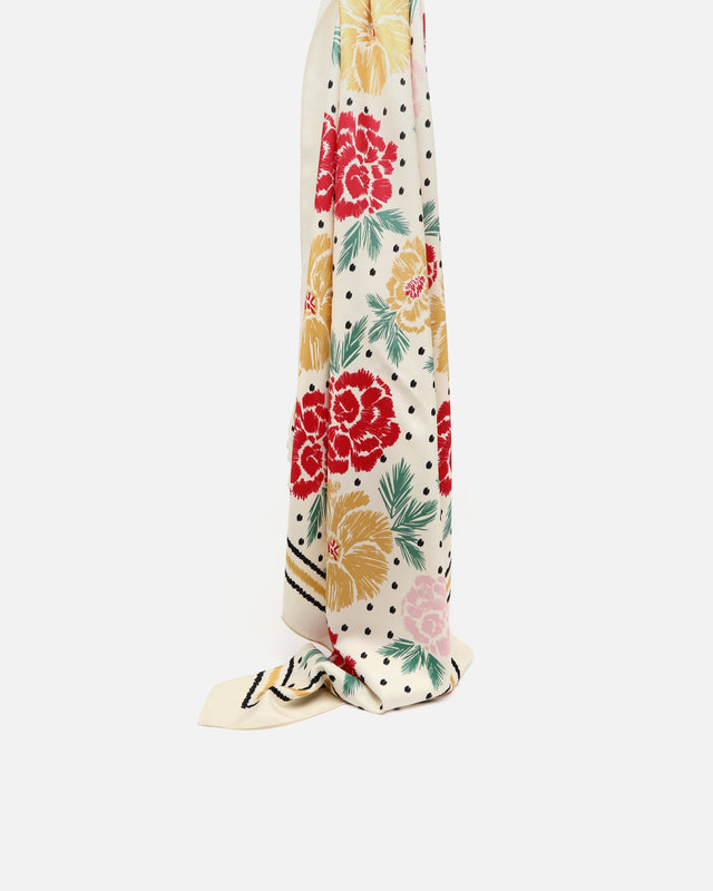 Clavelito pañuelo estampado