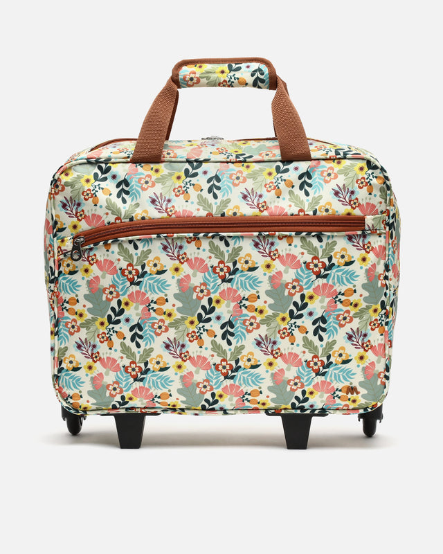 Atsu printed wheeled briefcase