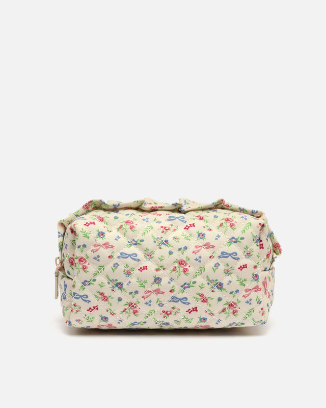 Cute neceser de viaje con estampado floral