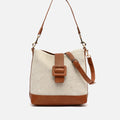 Sora bolso estilo hobo en polipiel y efecto rafia 