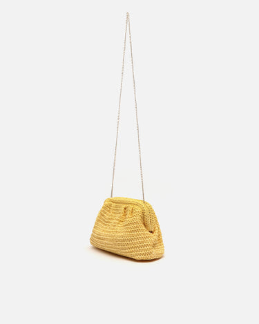 Ropo bolso de mano e bandolera efecto rafia 