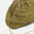 Ropo bolso de mano e bandolera efecto rafia 