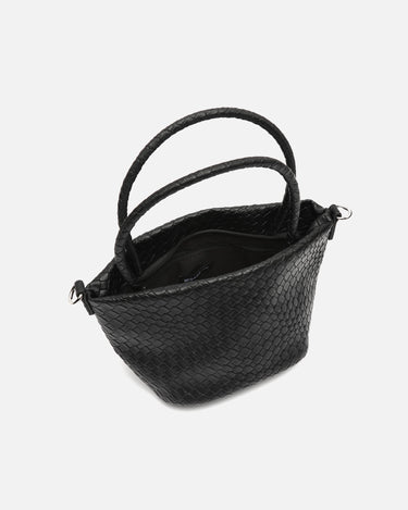 Trena Bolso estilo tote con acabado trenzado 