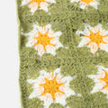 Orillapañuelo para la cabeza acabado en crochet 