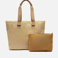 Eisi bolso shopper grande efecto rafia 