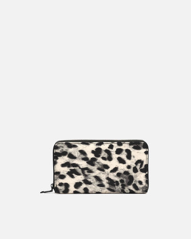 Saturnia monedero grande animal print 