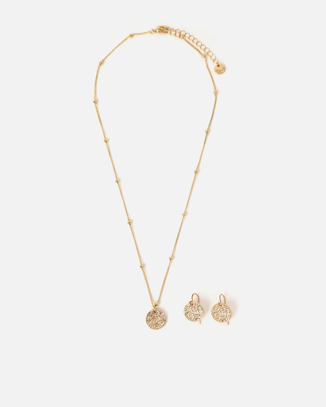 Medalli set collar con pendientes