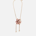 Flower collar largo flor 