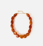 Gudrum collar grande de resina 
