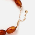 Gudrum collar grande de resina 
