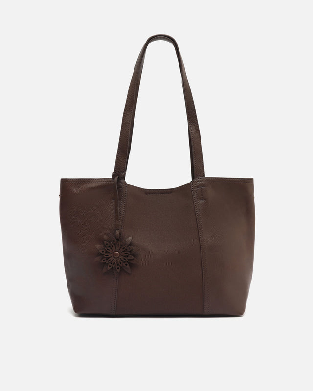 Demir torebka shopper z wyjmowaną kosmetyczką i zawieszką