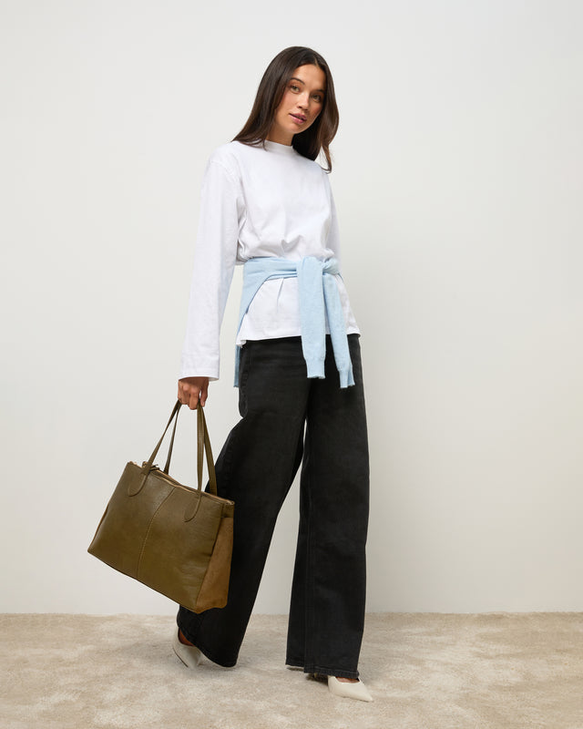Caton bolso shopper grande efecto ante