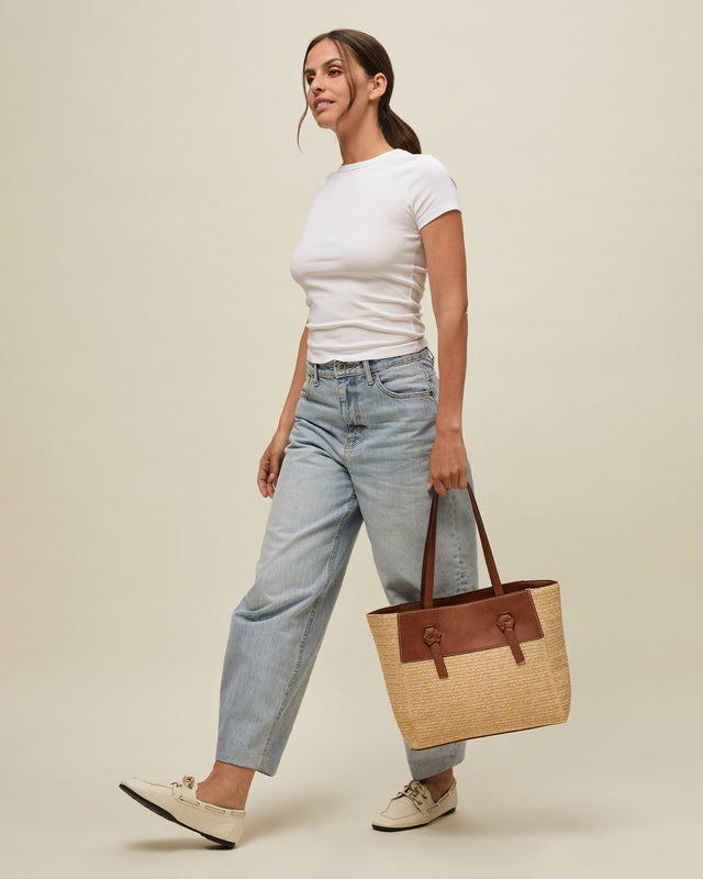 Not torba shopper z efektem rafii